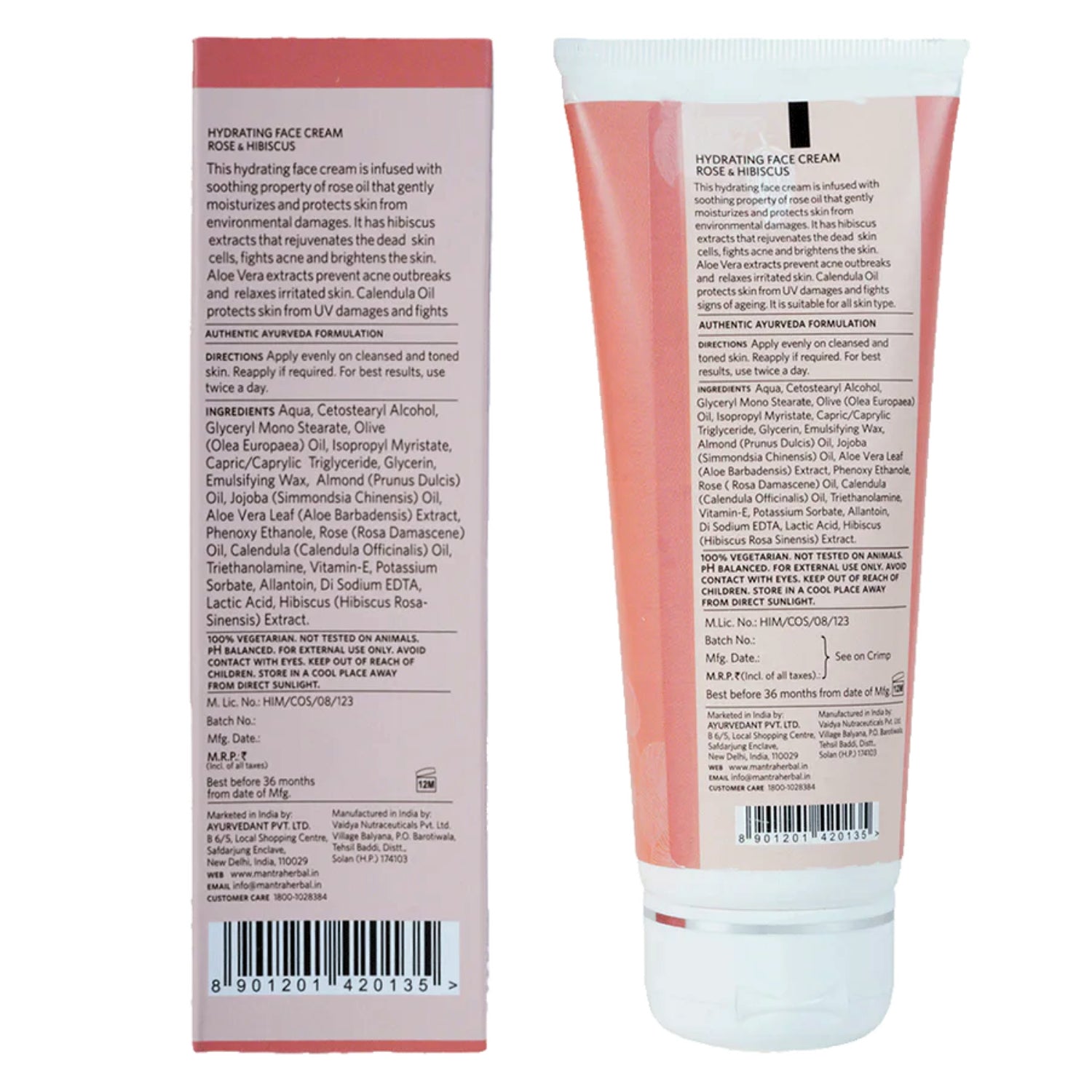 Mantra Rose and Hibiscus Hydrating Face Cream