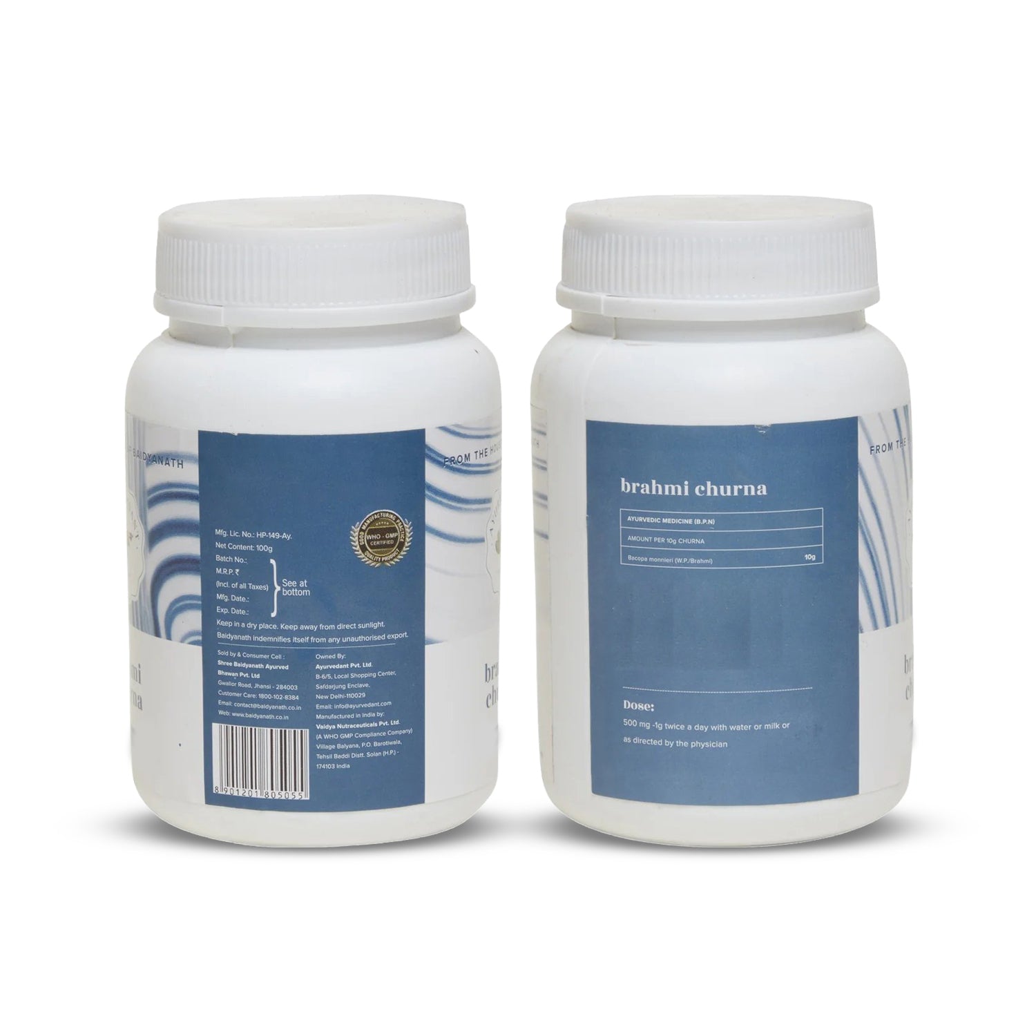 Baidyanath Ayurvedant Brahmi Churna