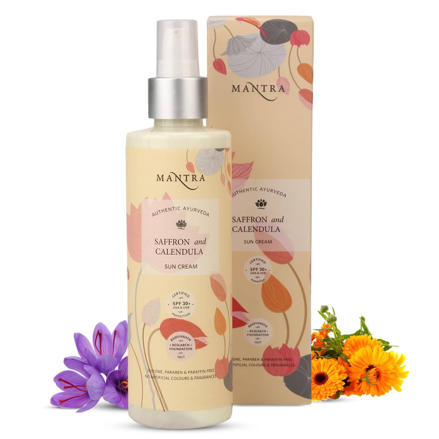 Mantra Saffron And Calendula Sun Cream
