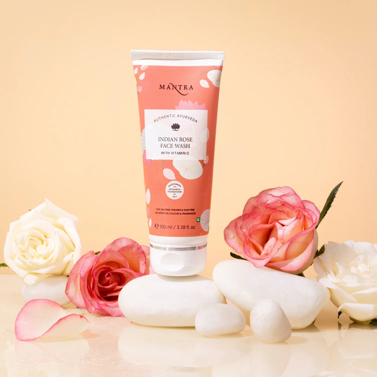 Mantra Indian Rose Face Wash With Vitamin C