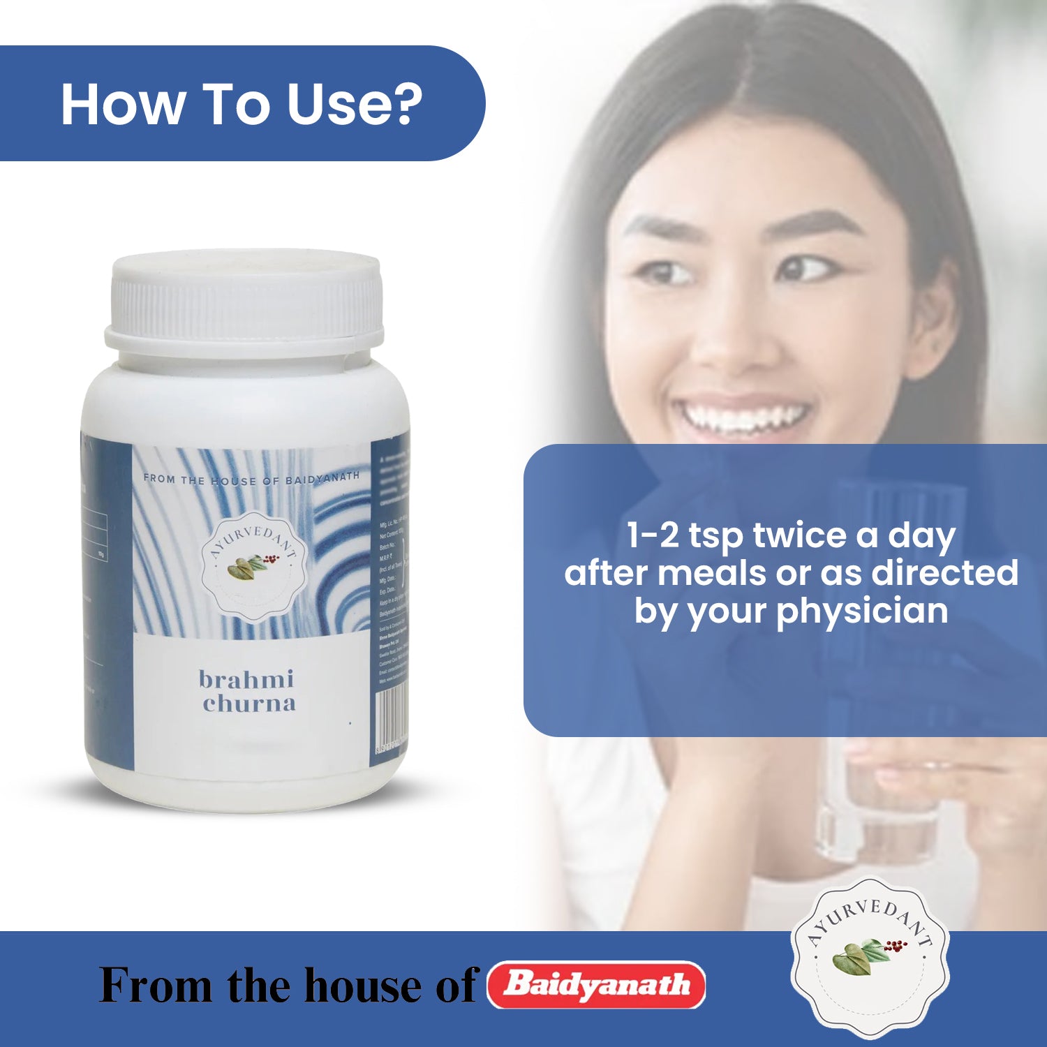 Baidyanath Ayurvedant Brahmi Churna