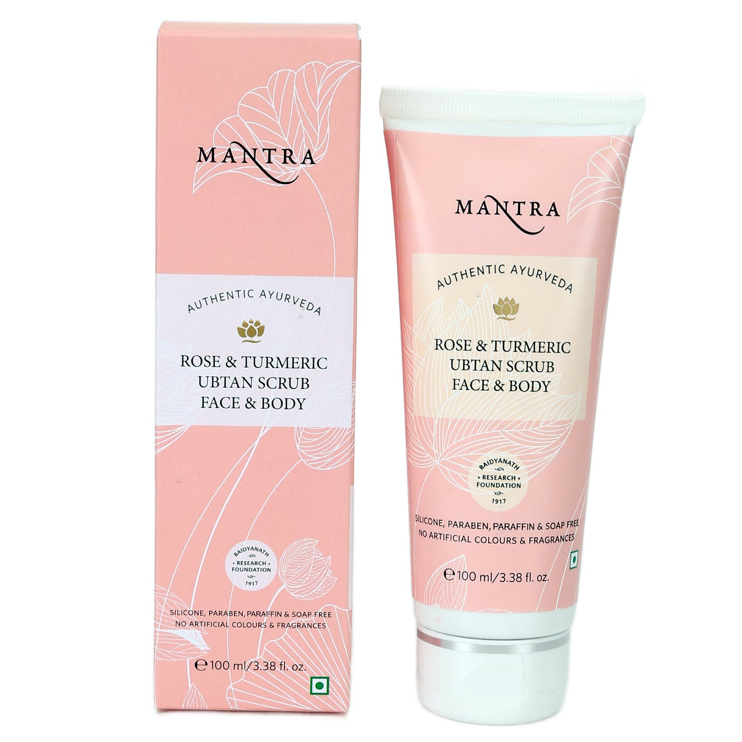 Mantra Rose & Turmeric Ubtan Scrub Face & Body