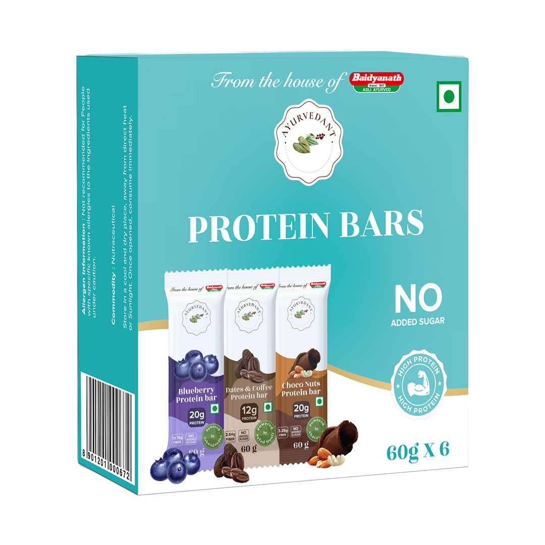 Ayurvedant Protein Bars Combo Pack of All Three Flavour