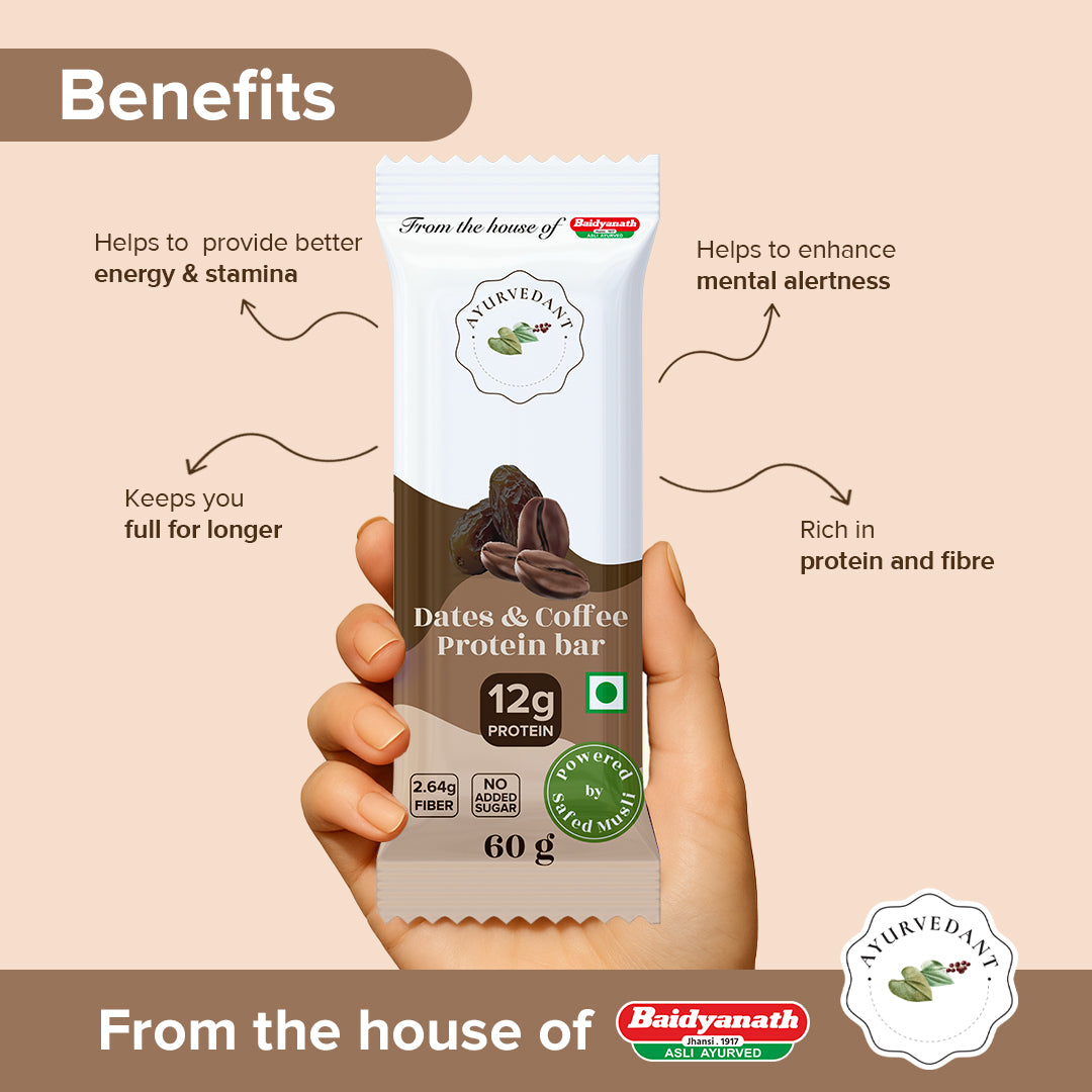 Ayurvedant Dates & Coffee Protein Bar