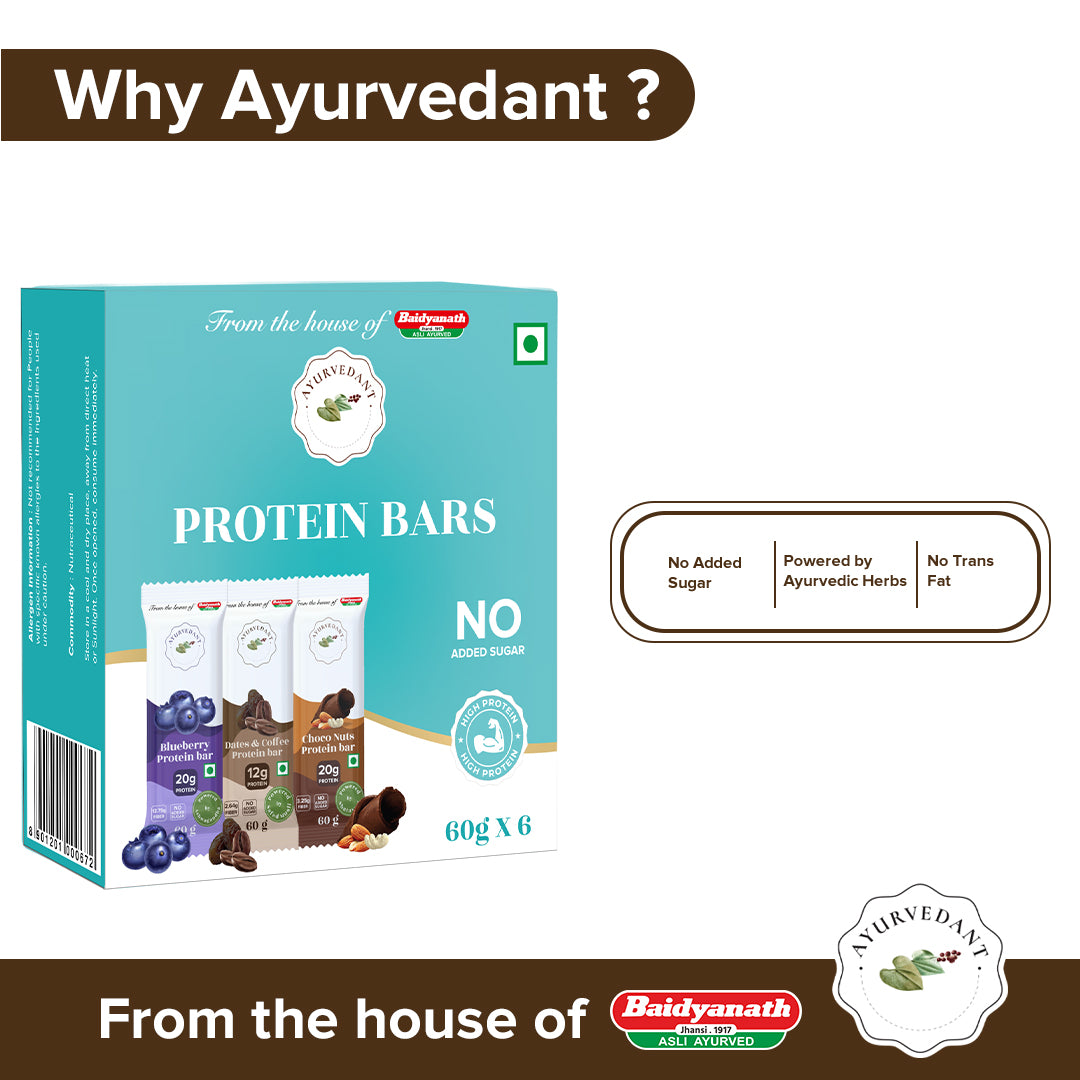 Ayurvedant Protein Bars Combo Pack of All Three Flavour