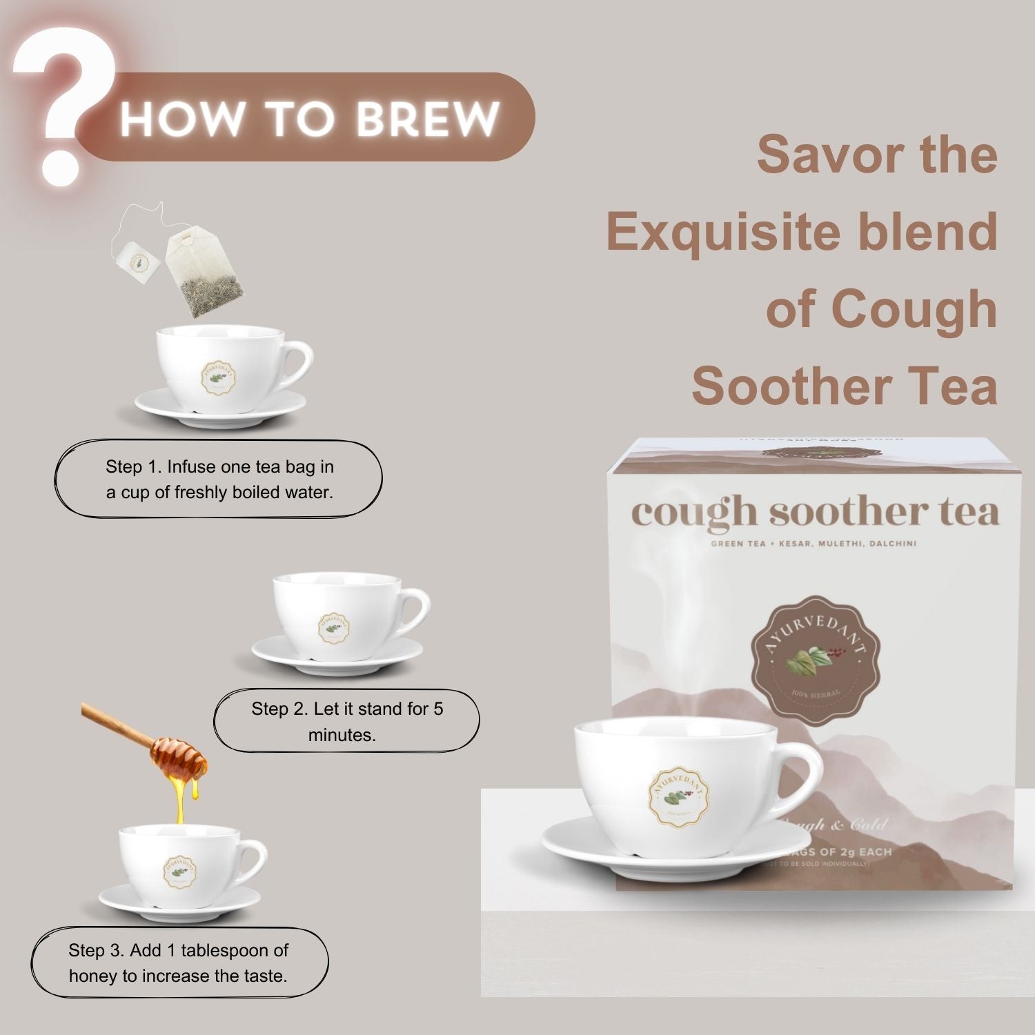 Cough soother tea