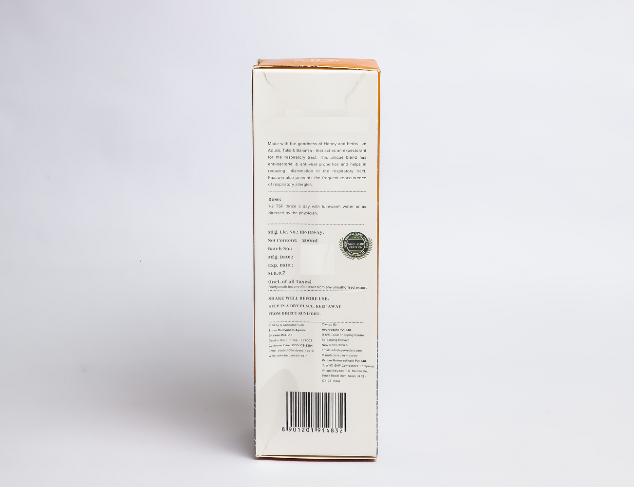 Ayurvedant Kaswin Cough syrup