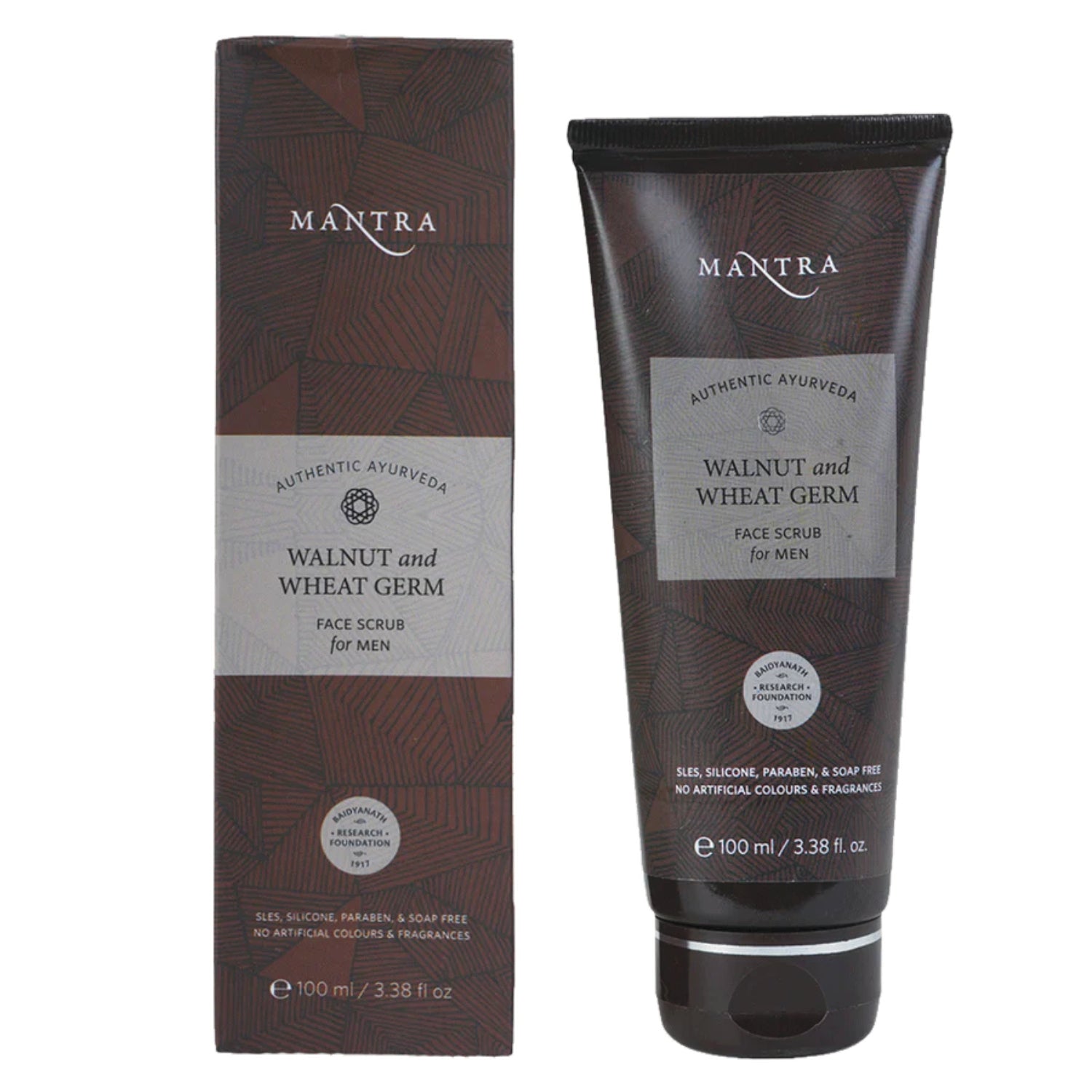 Mantra Walnut & Wheat Germ Face Scrub For Men