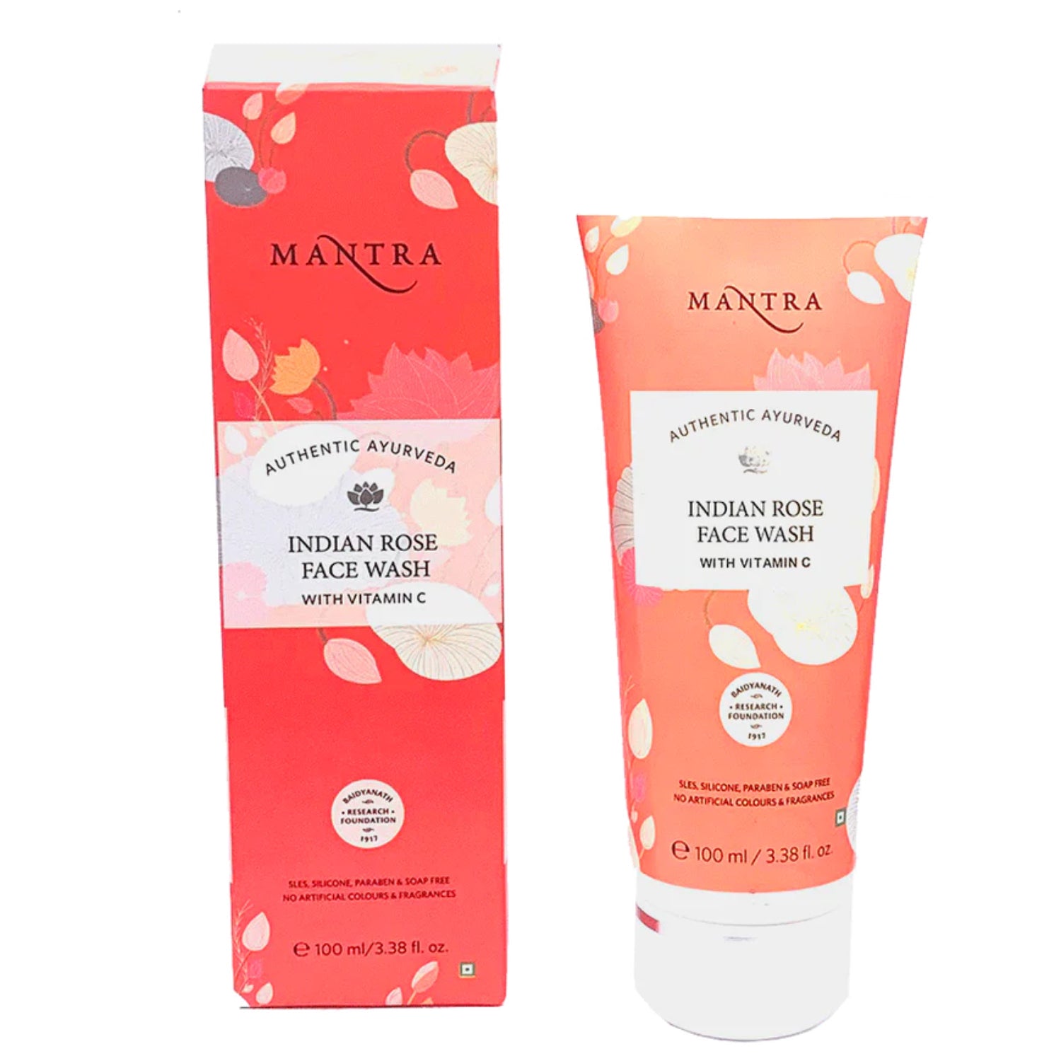 Mantra Indian Rose Face Wash With Vitamin C