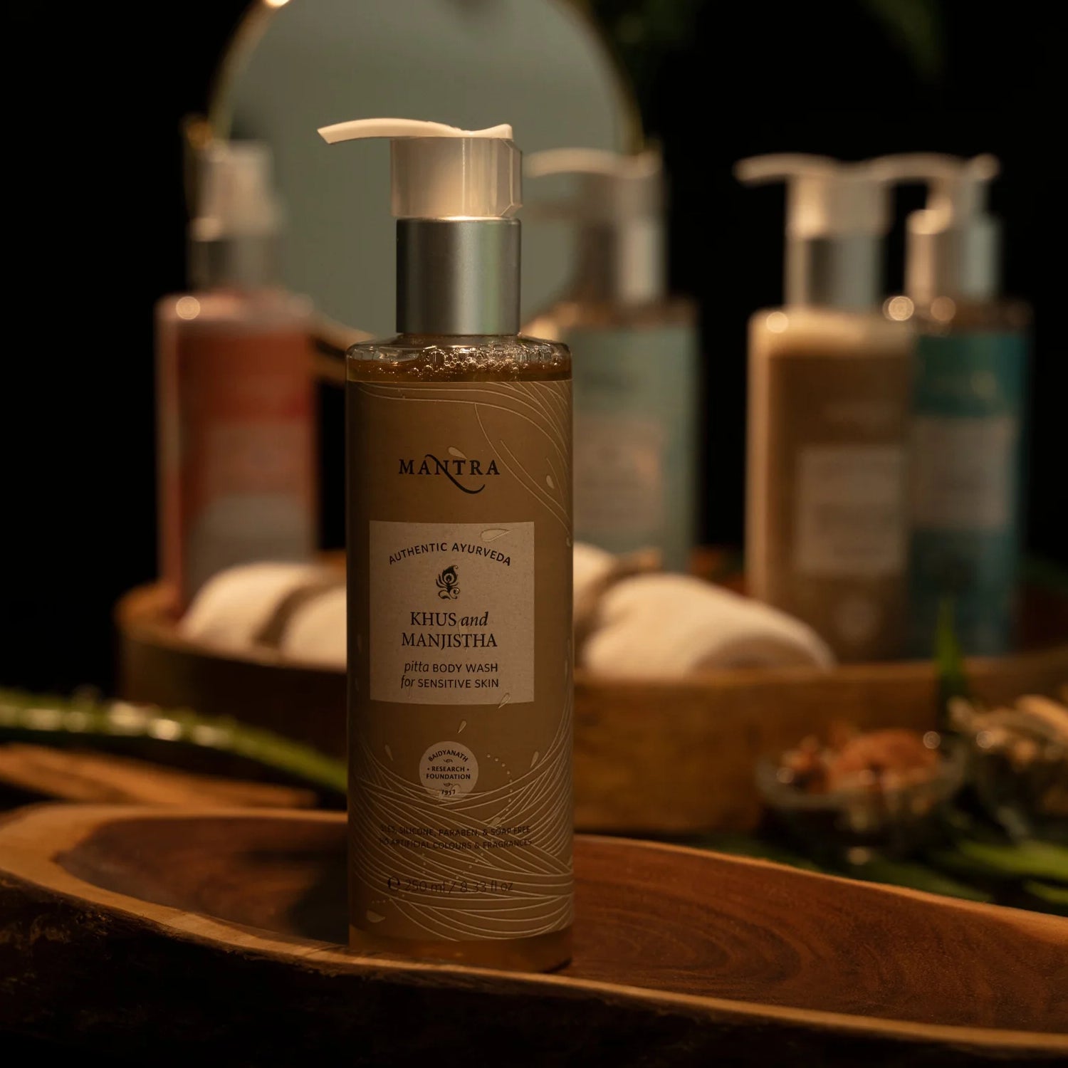 Mantra Khus and Manjistha Pitta Body Wash for Sensitive Skin