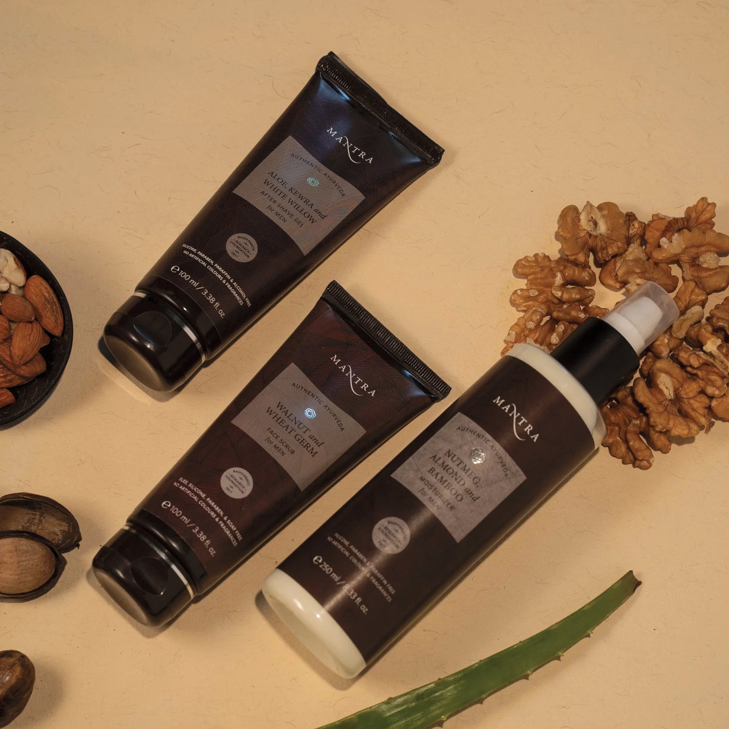 Mantra Walnut & Wheat Germ Face Scrub For Men