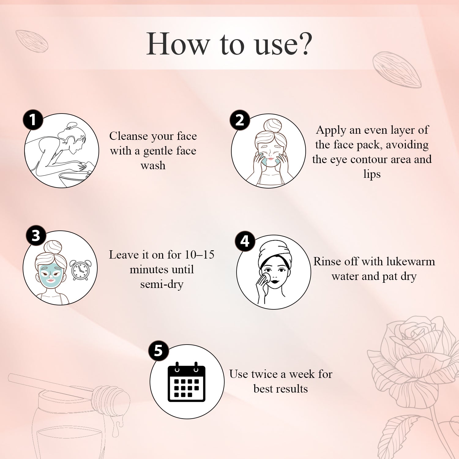 Mantra Rose & Honey Glowing Face Pack