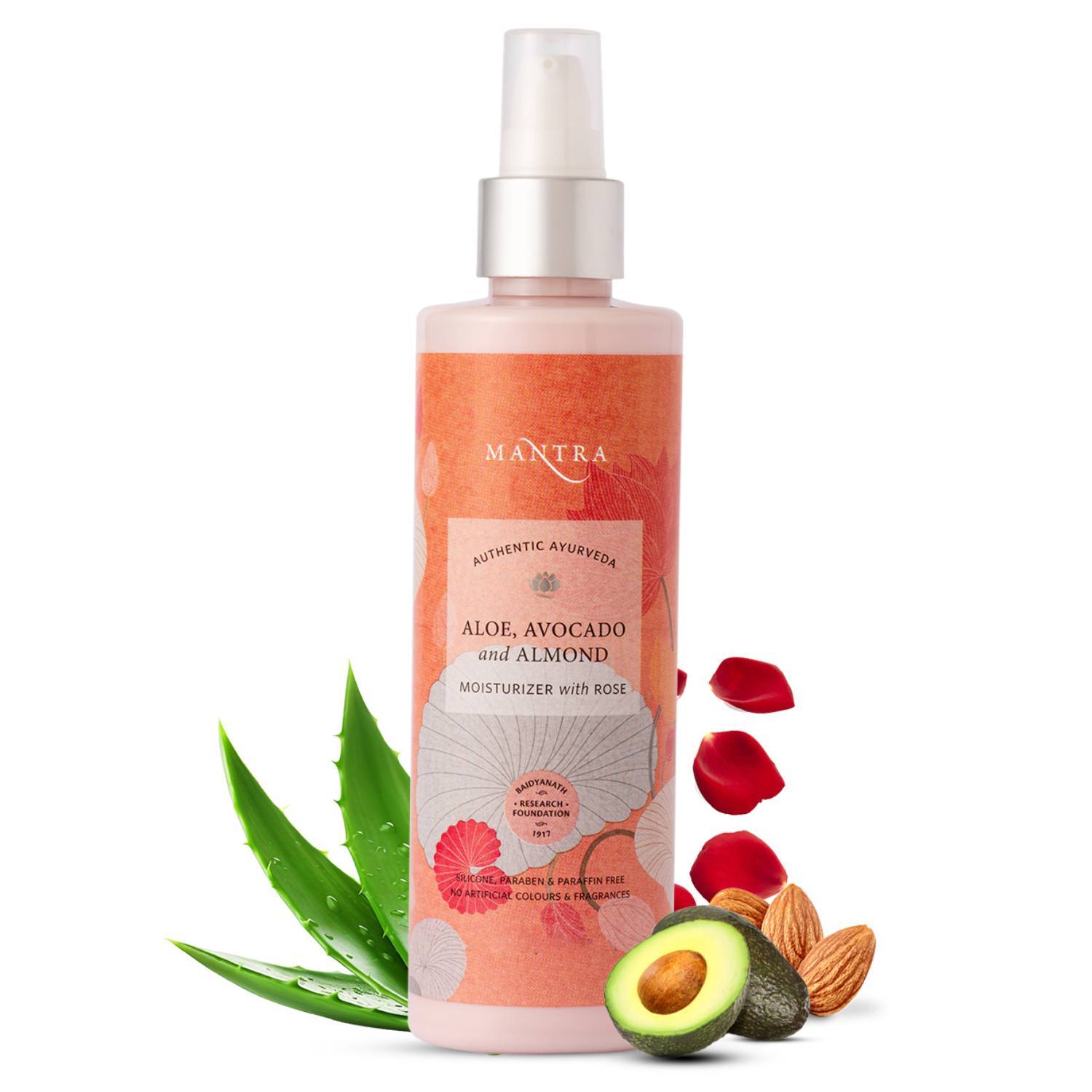 Mantra Aloe Avocado And Almond Moisturiser With Rose