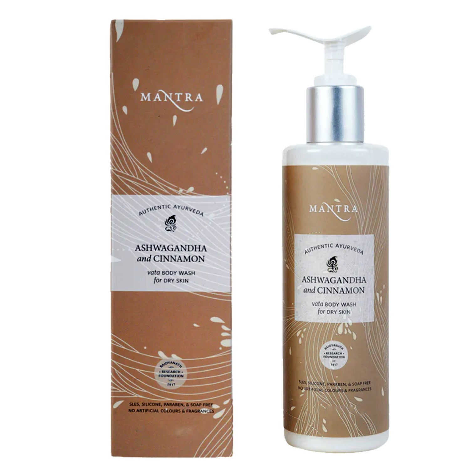 Mantra Ashwagandha and Cinnamon Vata Body Wash for Dry Skin