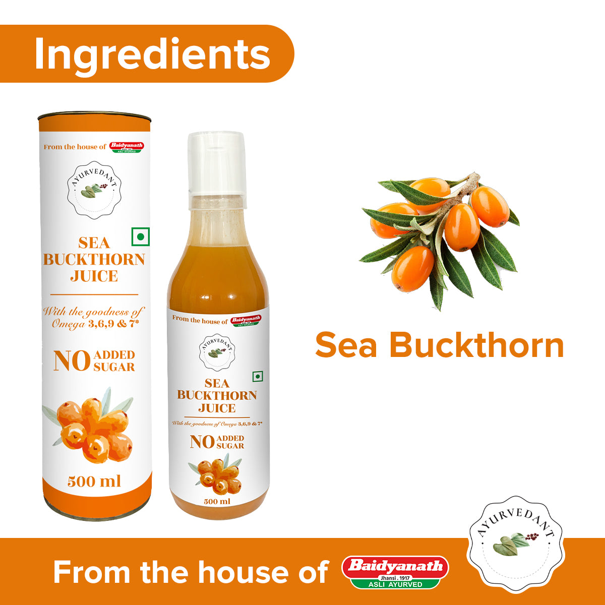 Ayurvedant Seabuckthorn Juice