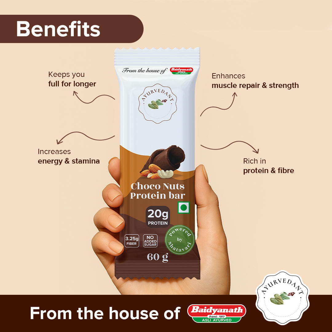 Ayurvedant Choco Nuts Protein Bar
