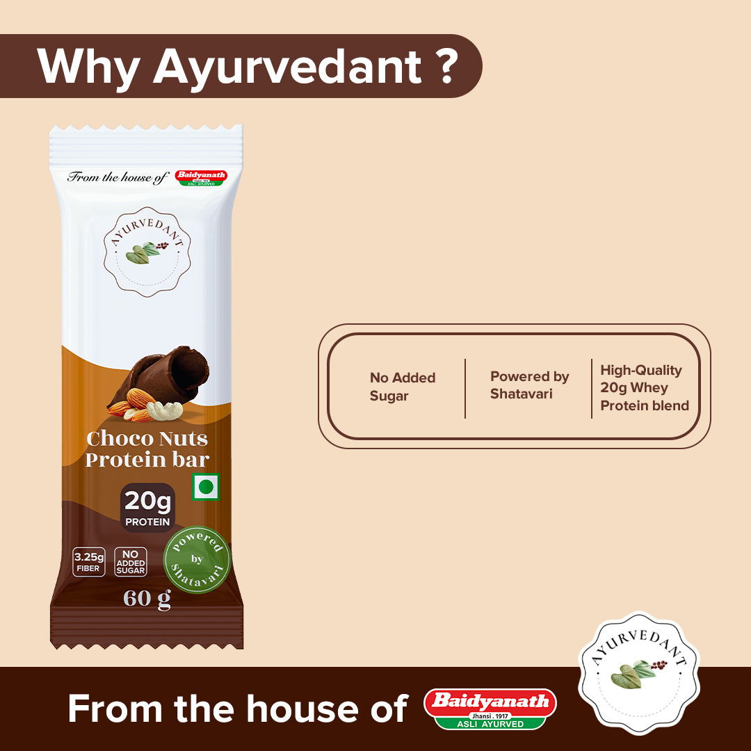 Ayurvedant Choco Nuts Protein Bar