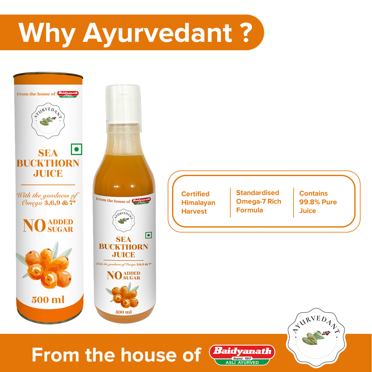 Ayurvedant Seabuckthorn Juice