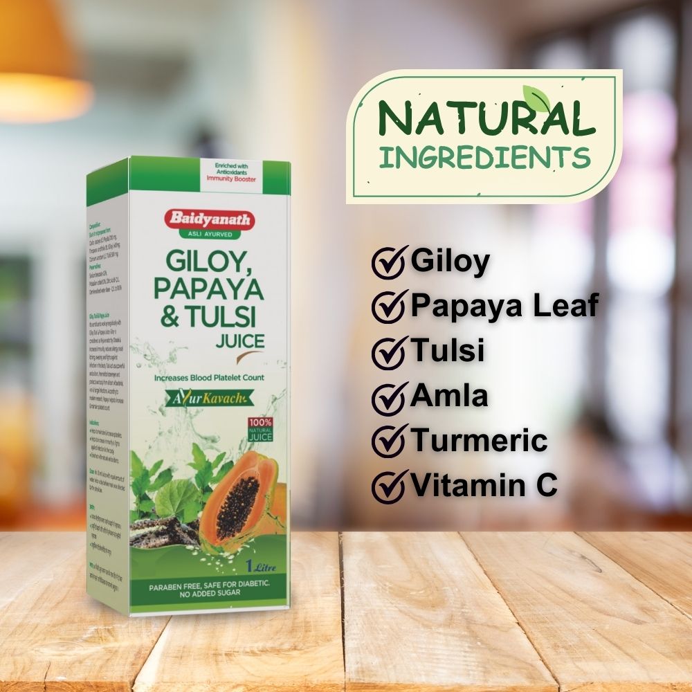 Baidyanath Giloy Papaya & Tulsi Juice