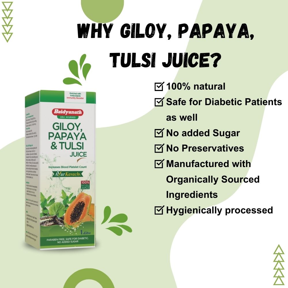 Baidyanath Giloy Papaya & Tulsi Juice